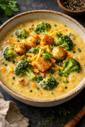 The Most Delicious Broccoli Cheddar Soup Recipe