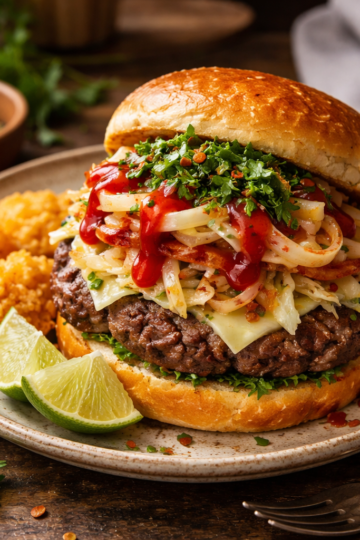 The Dominican Burger That Makes American Burgers Look Boring (Chimichurri Recipe)