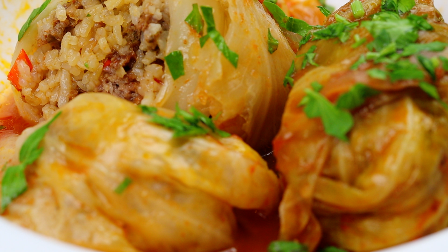 Cabbage Rolls Recipe with Ground Beef and Rice