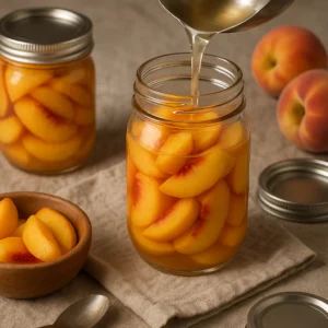 How to Can Peaches at Home (Step-by-Step Water Bath Method)