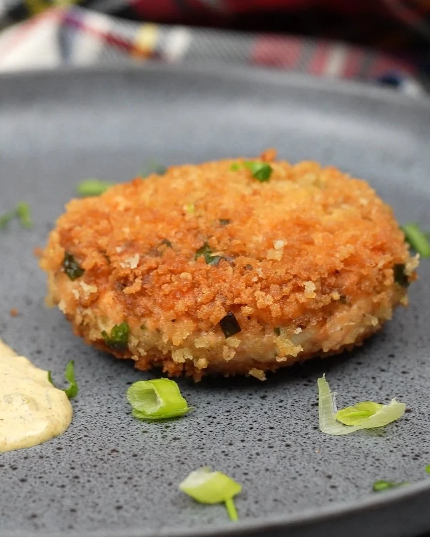 Crispy Cajun Salmon Fishcakes 