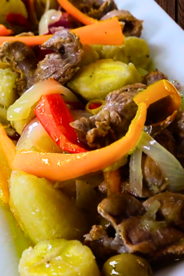 Escabeche Served on a Platter