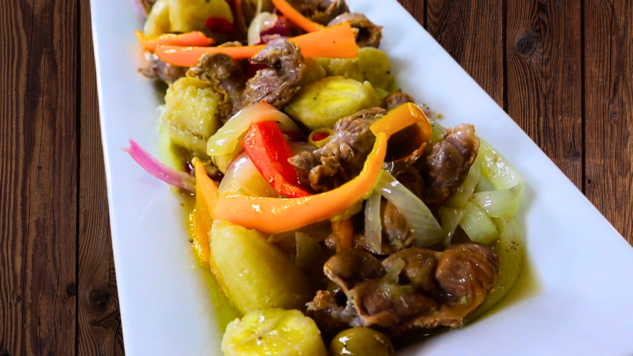 Escabeche Served on a Platter