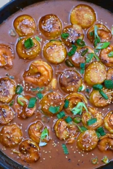 Spicy Gochujang Scallops & Shrimp | Creamy Seafood Recipe — Kelvin's Kitchen