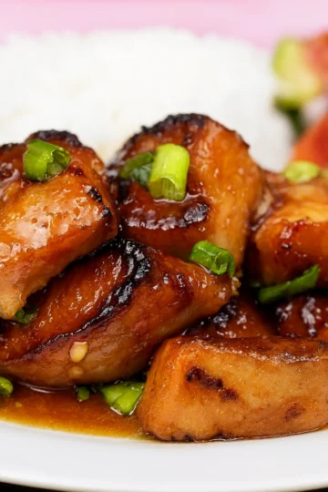 Honey Garlic Salmon Bites | Crispy Air Fryer Recipe — Kelvin's Kitchen