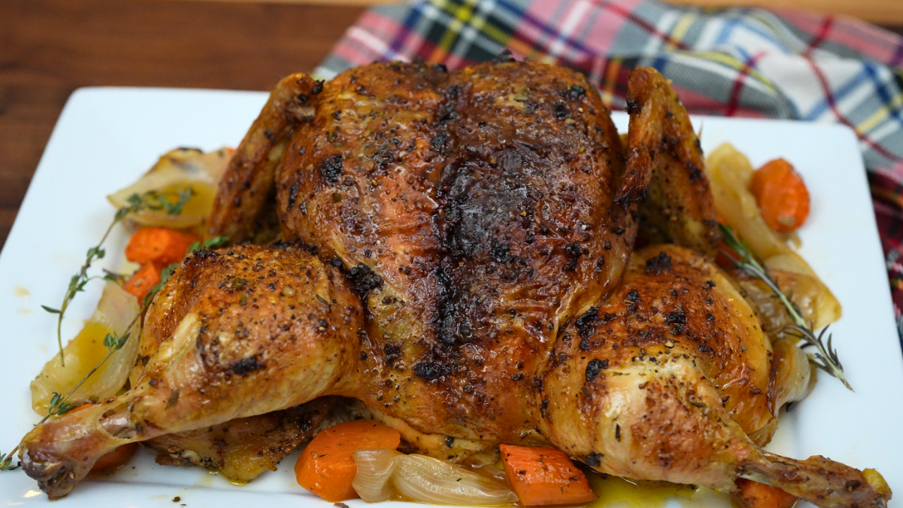 Holiday Spatchcock Chicken