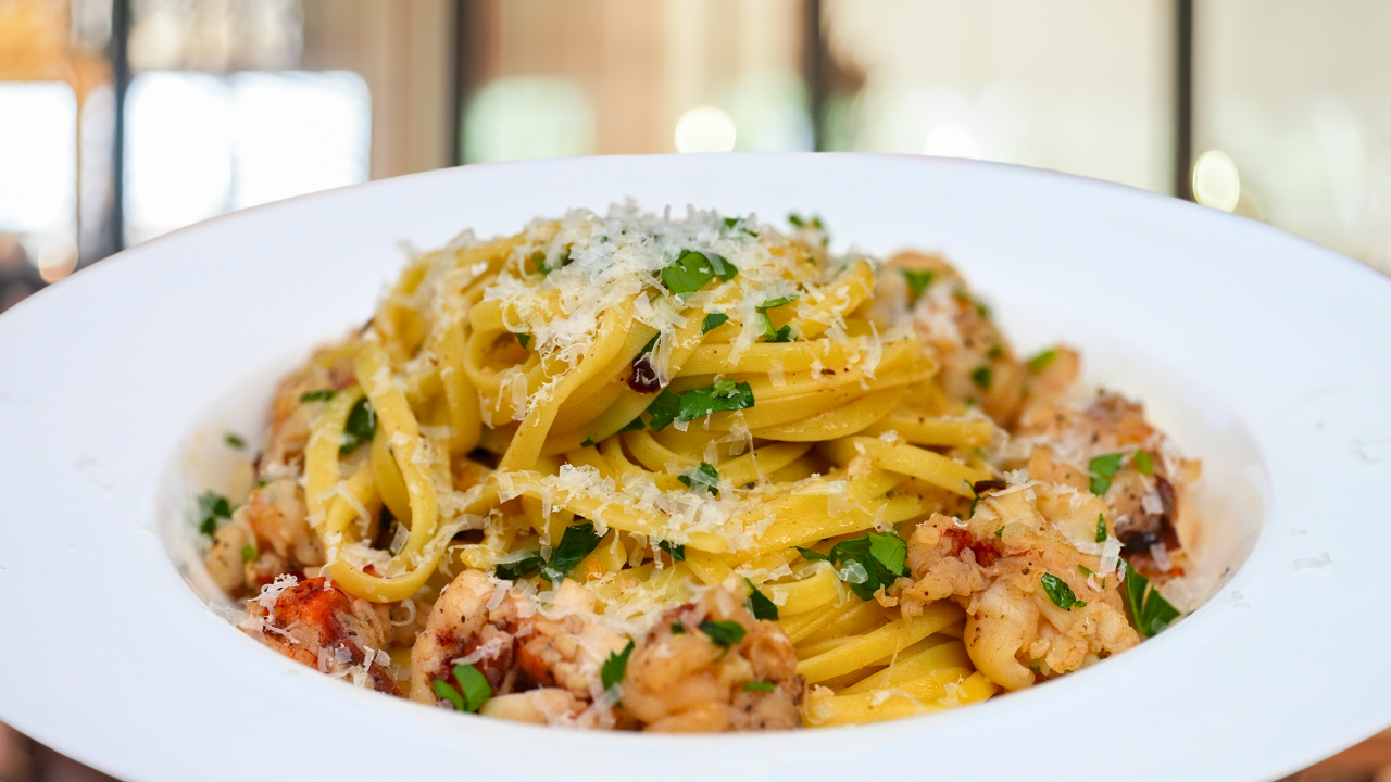 Lobster Tail Scampi Recipe | Garlic Butter Linguine — Kelvin's Kitchen