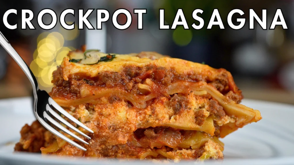Slow Cooker Lasagna