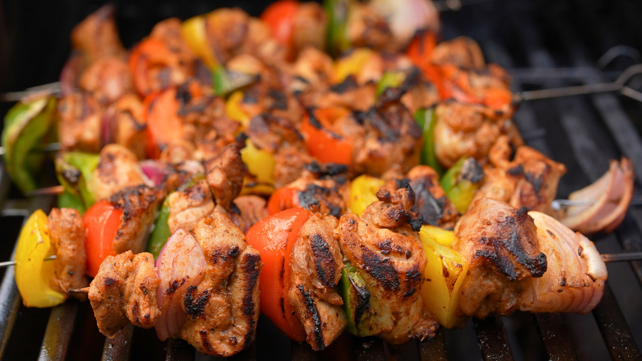 Latin Chicken Thigh Kebabs