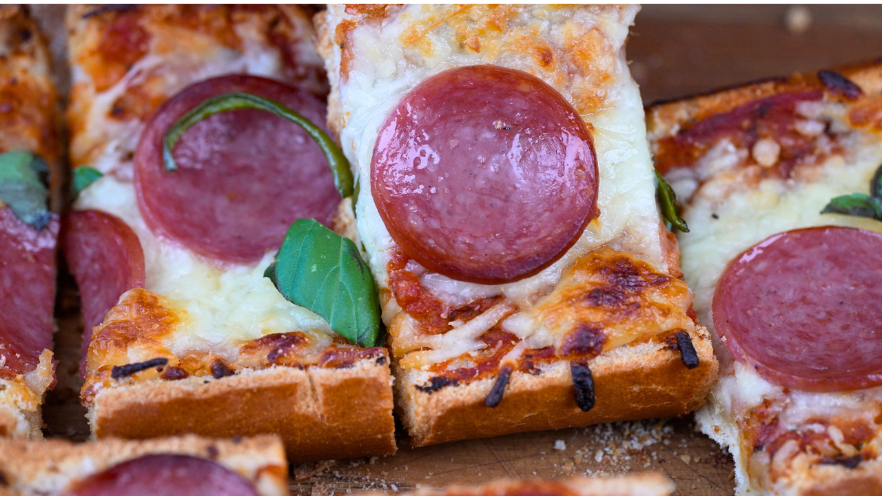 French Bread Pizza Recipe | Easy Cheesy & Quick — Kelvin's Kitchen