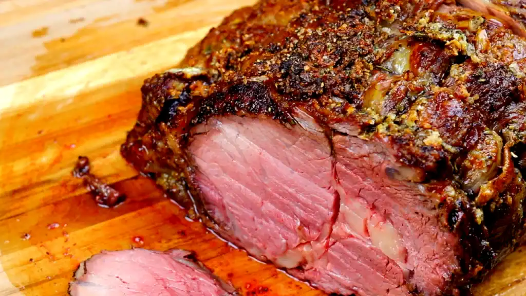 Garlic Crusted Prime Rib
