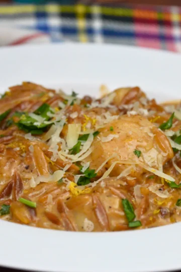 Creamy Scallop Orzo | One-Pan Garlic Parmesan Recipe — Kelvin's Kitchen