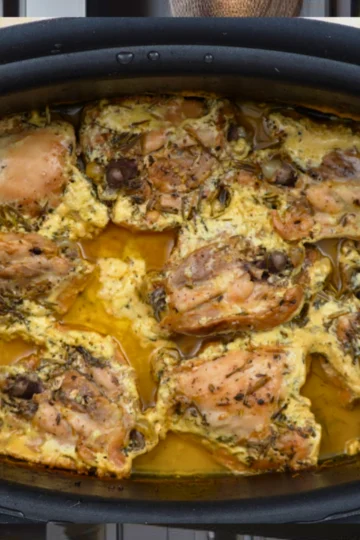 Creamy Garlic Herb Chicken Thighs | Slow Cooker Recipe — Kelvin's Kitchen