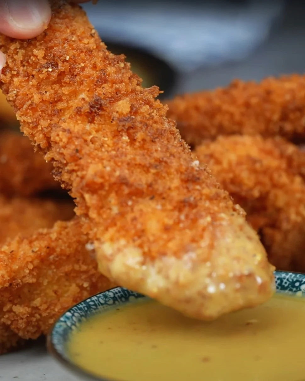 Crispy Chicken Tenders Deep Fried vs. Air Fried