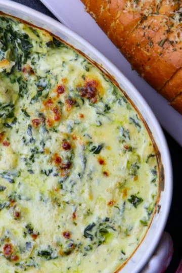 Spinach Artichoke Dip Recipe | Creamy Baked Party Dip — Kelvin's Kitchen