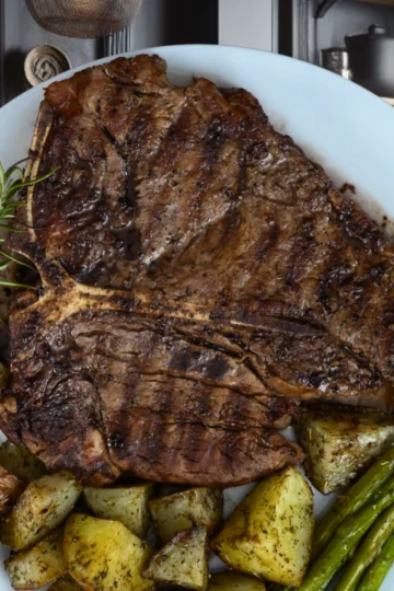 T-Bone Steak Recipe | Pan-Seared with Red Wine Sauce — Kelvin's Kitchen