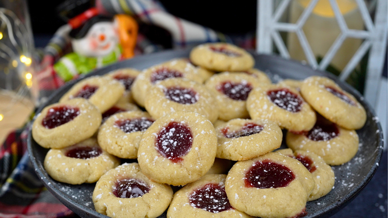 Thumbprint Cookies Recipe | Buttery Jam-Filled Treats — Kelvin's Kitchen