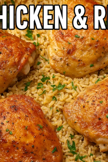 Crispy Chicken & Rice Bake | No Canned Soup Recipe — Kelvin's Kitchen