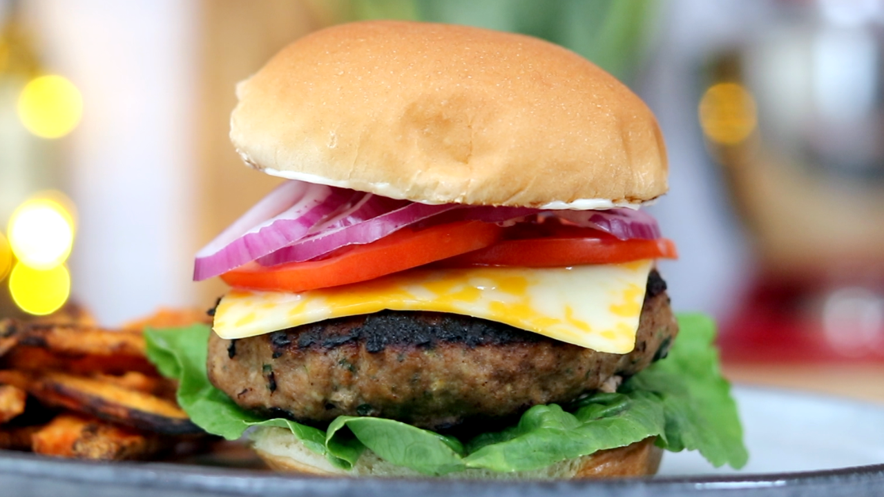Juicy Healthy Turkey Burgers
