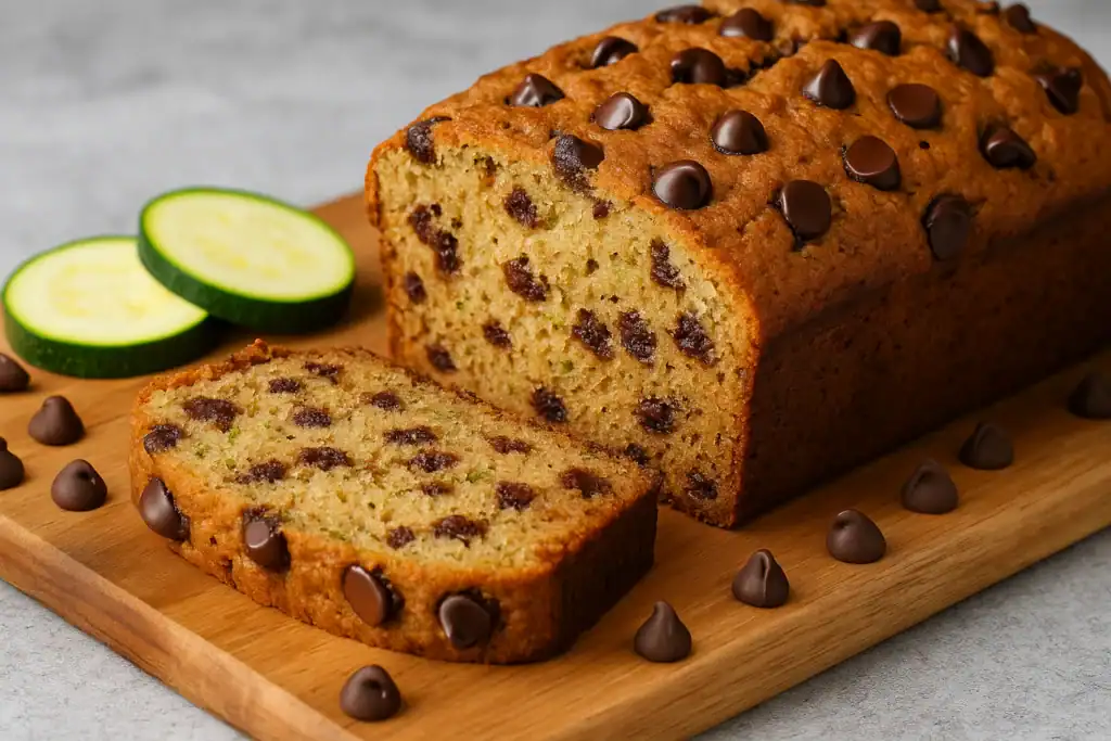 Moist Chocolate Chip Zucchini Bread