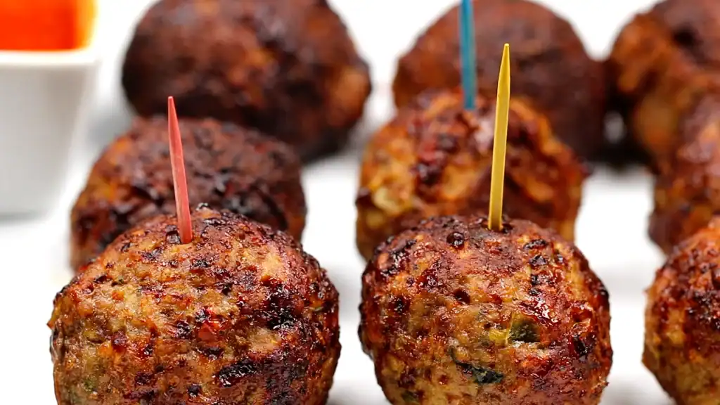 The Most Savory Air Fryer Meatballs