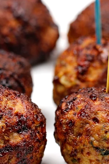 The Most Savory Air Fryer Meatballs