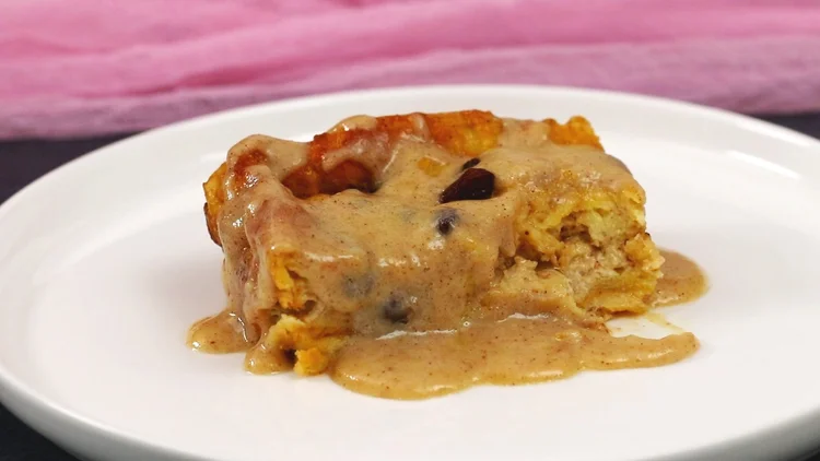 Bread Pudding with Bourbon Sauce