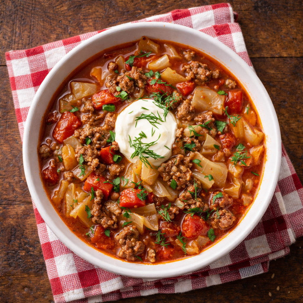Cabbage Roll Soup