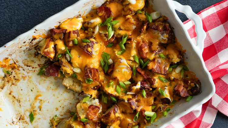 Cheesy Bacon Ranch Roasted Potatoes