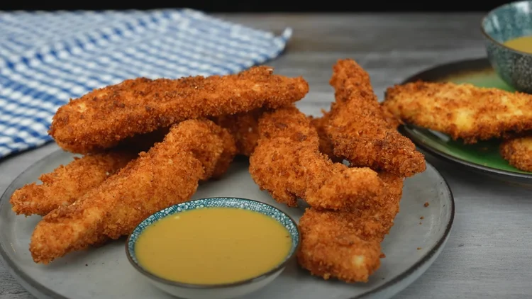 Crispy Chicken Tenders Deep Fried vs. Air Fried