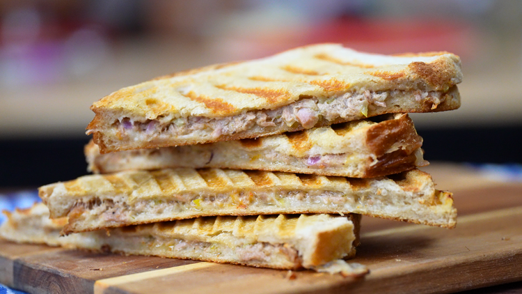 Crispy Tuna Melt Panini