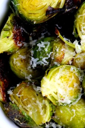 Garlic Butter Roasted Brussels Sprouts