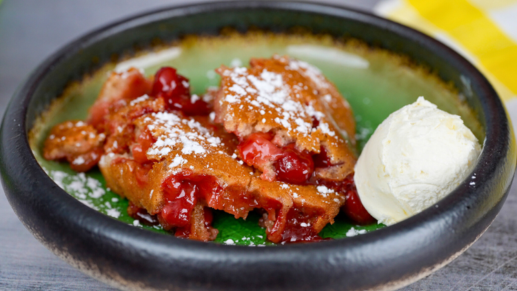 Homemade Cherry Cobbler