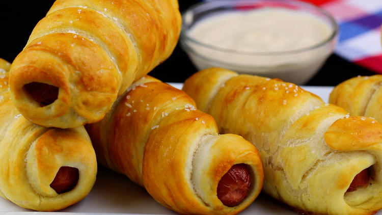 Homemade Soft Pretzel Dogs (Kids Favorite!)