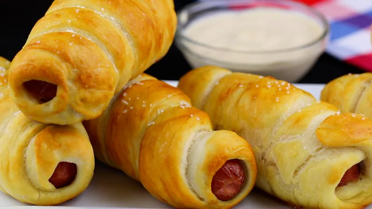 Homemade Soft Pretzel Dogs (Kids Favorite!)