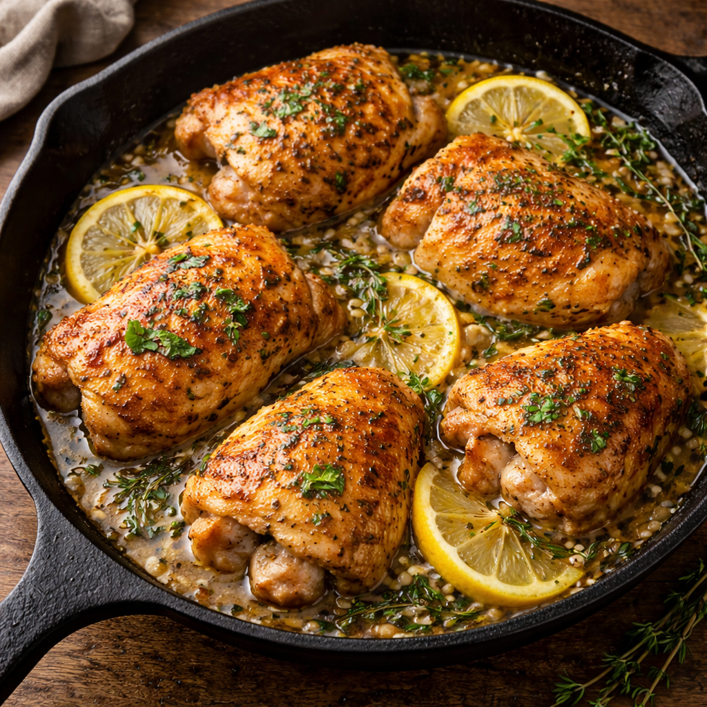 One-Pan Lemon Garlic Butter Chicken