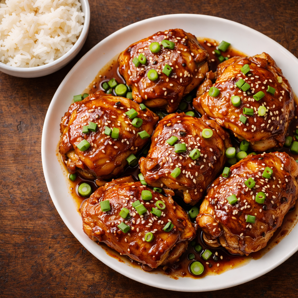 Honey Garlic Slow Cooker Chicken