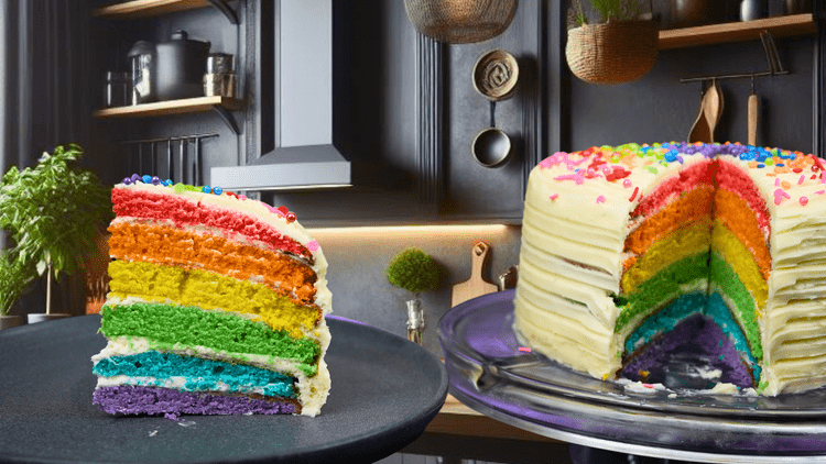 Show-Stopping Rainbow Layer Cake
