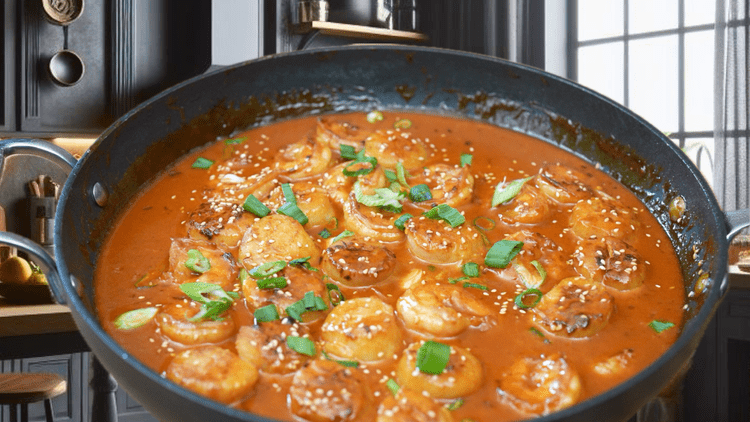 Spicy Gochujang Scallops & Shrimp – Creamy, Bold & Irresistible!