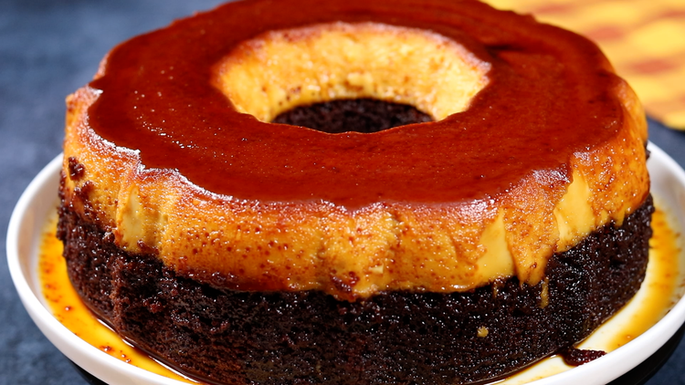 The Impossible Cake Choco Flan