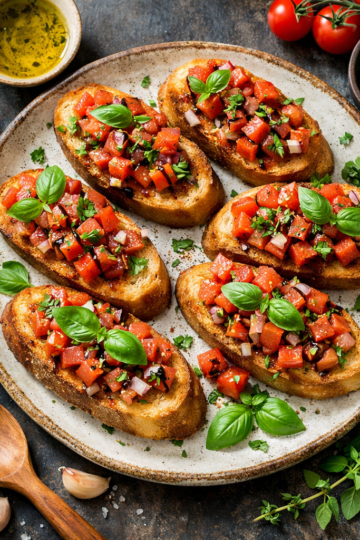 The Easiest Italian Bruschetta Recipe