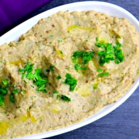 Roasted Eggplant Dip & Spread Baba Ganoush Recipe - step 2