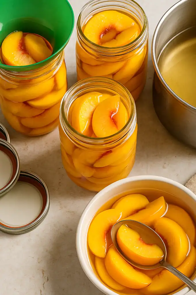 How to Can Peaches at Home (Step-by-Step Water Bath Method)