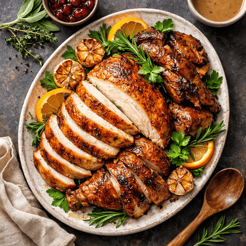 Garlic and Herb Roasted Turkey Breast - step photo