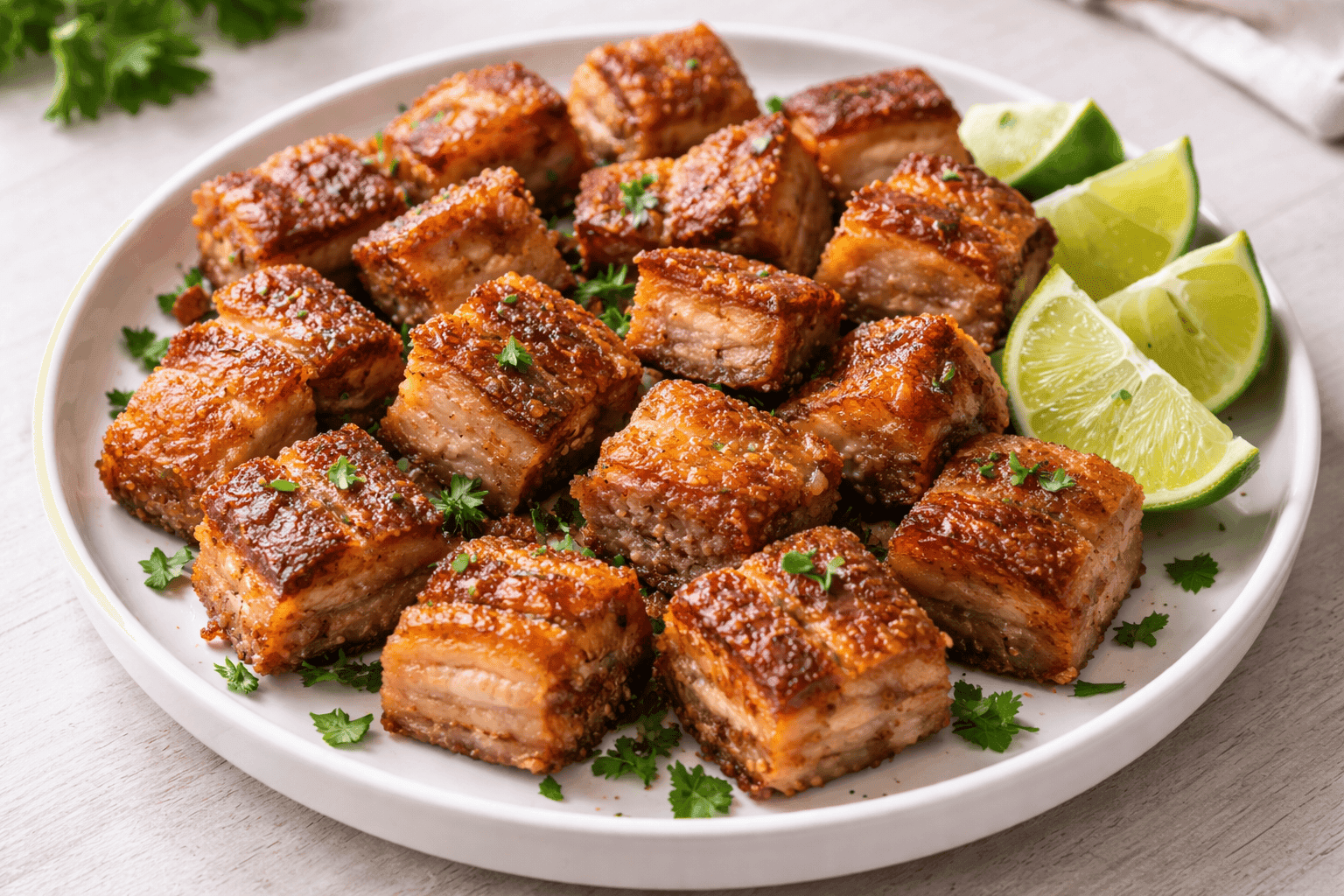 2 Lbs of Crispy Pork Belly in One Air Fryer Batch! - step photo
