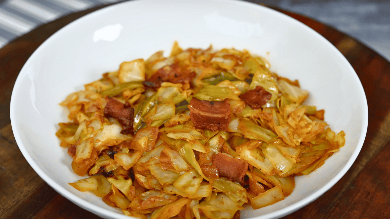 The Best Fried Cabbage Ever - step 1