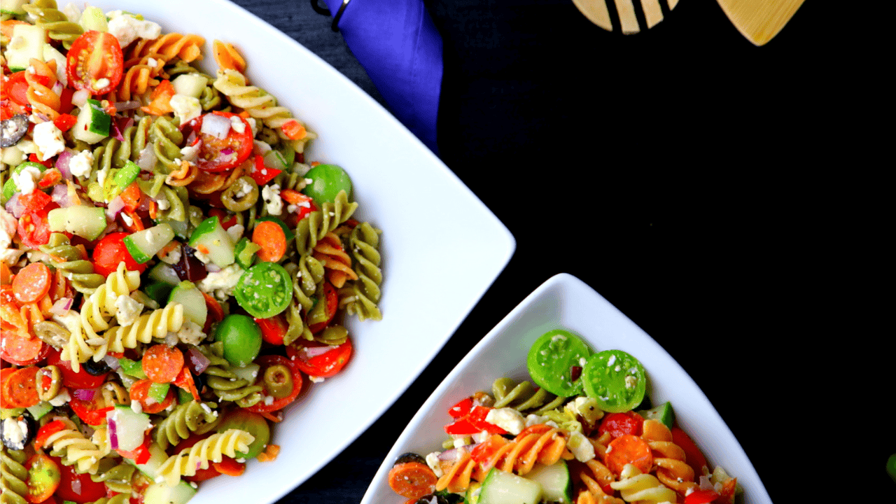 Pasta Salad with Homemade Italian Dressing - step 1