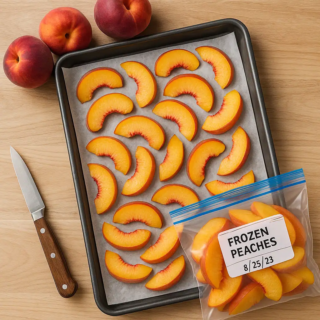 How to Freeze Peaches (Without Them Turning Brown or Mushy)