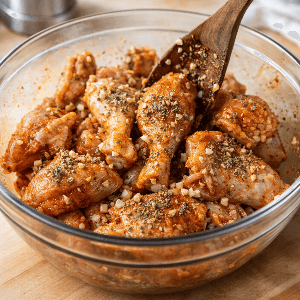 Air Fryer Firecracker Chicken Wings - step photo