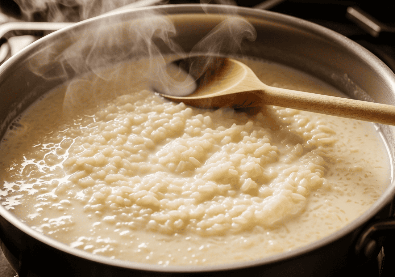 Cooking Arroz con Leche Dominicano
